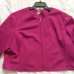 Anne Klein Pink Jacket Size 2X